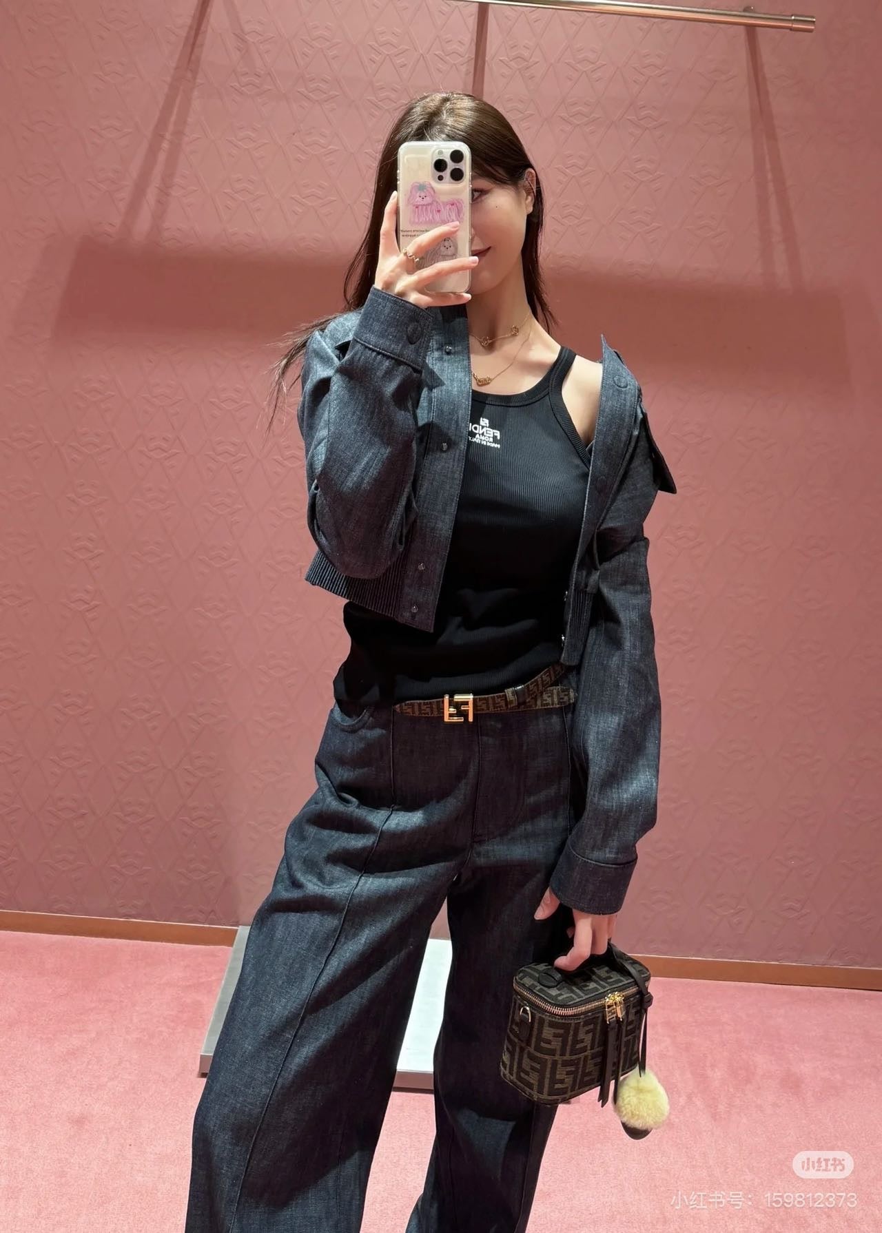Fend 25fw denim jacket