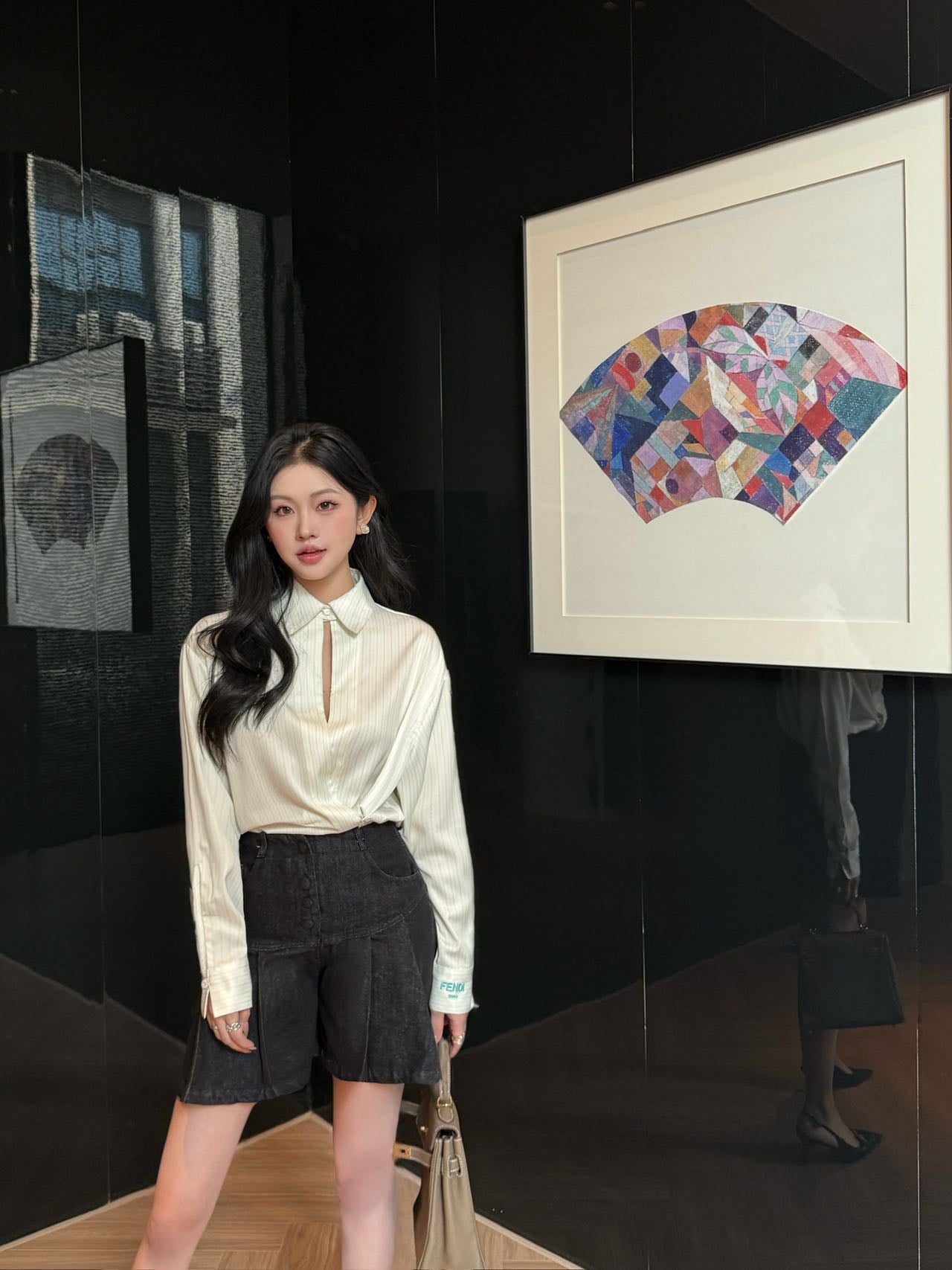 Fend 25fw silk shirt