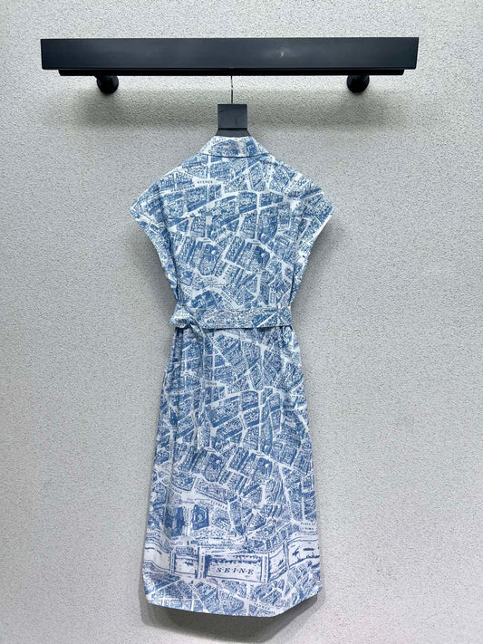 CD 25fw printed dress