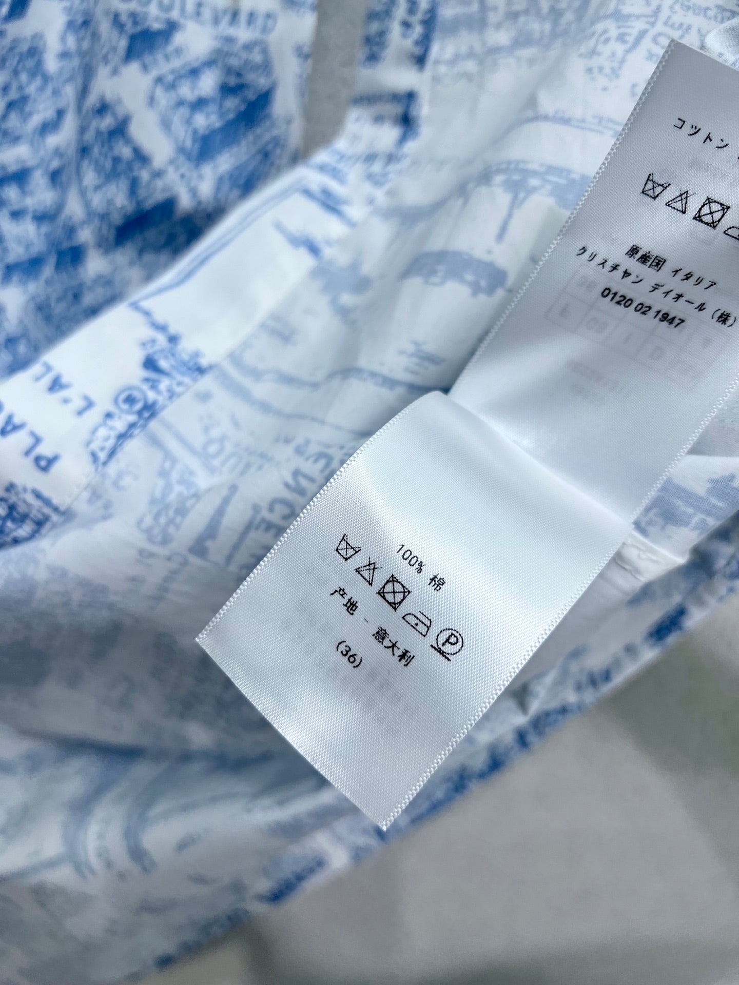 CD 25fw printed dress