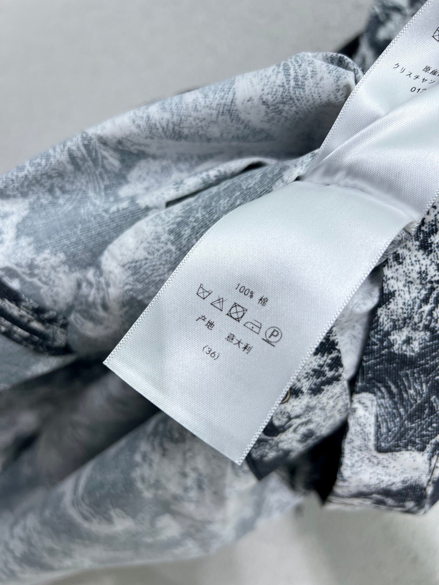 CD 25fw printed dress
