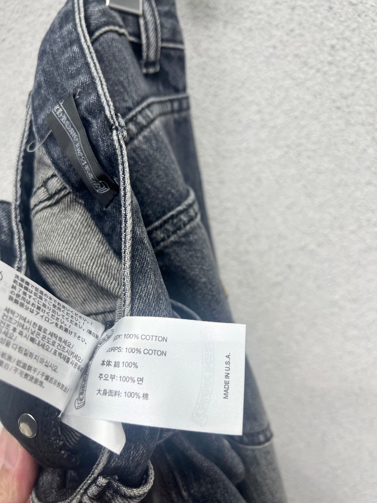 Crow 25fw Order diamond jeans