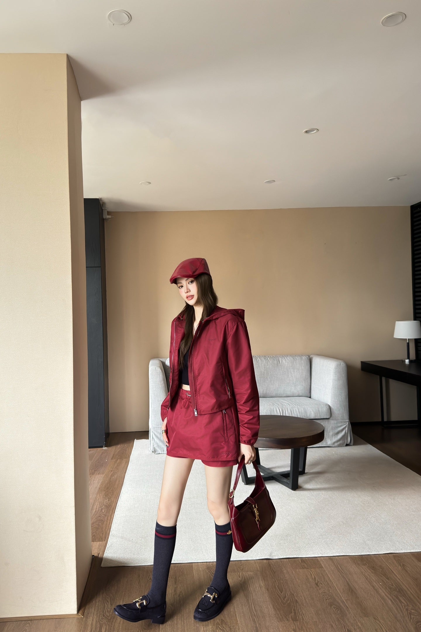 Guc 25fw hooded jacket