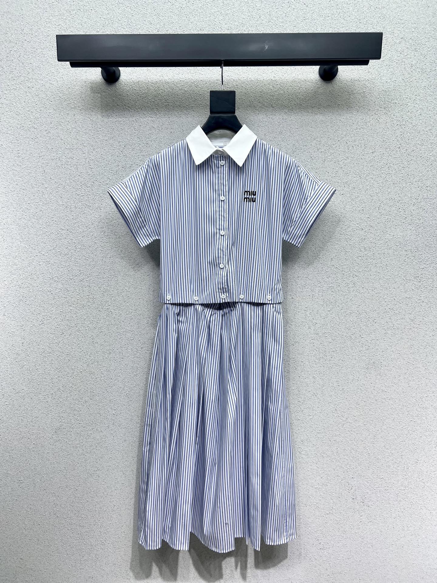 Miu 25fw plaid dress