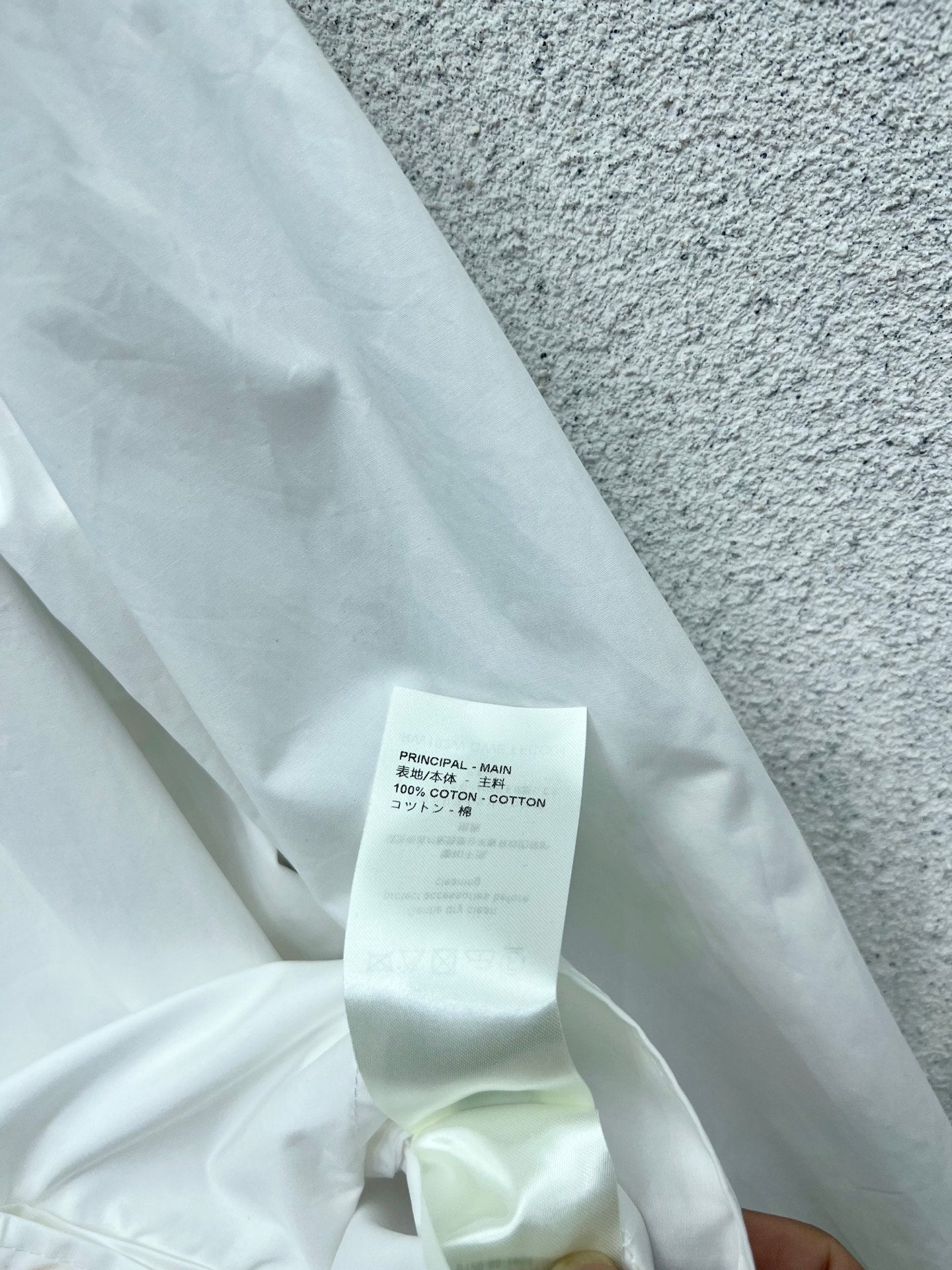 Louis 25fw ruffle shirt