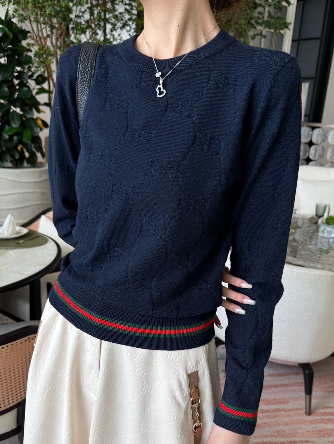 Guc 25fw jacquard shirt