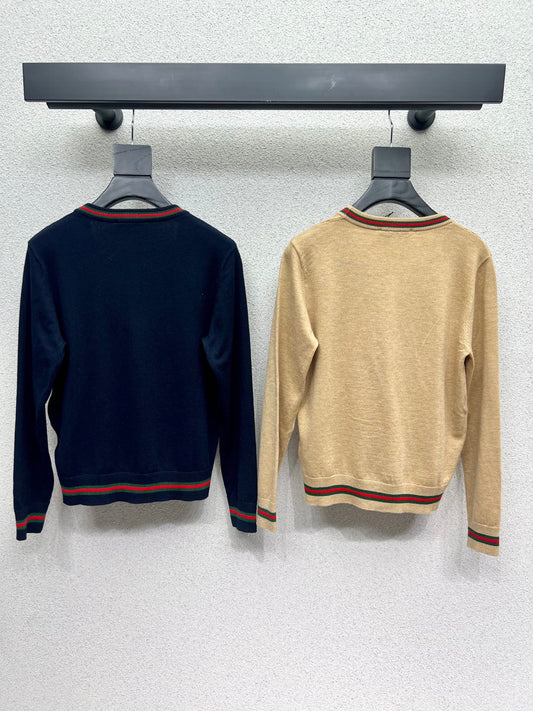 Guc 25fw jacquard cardigan