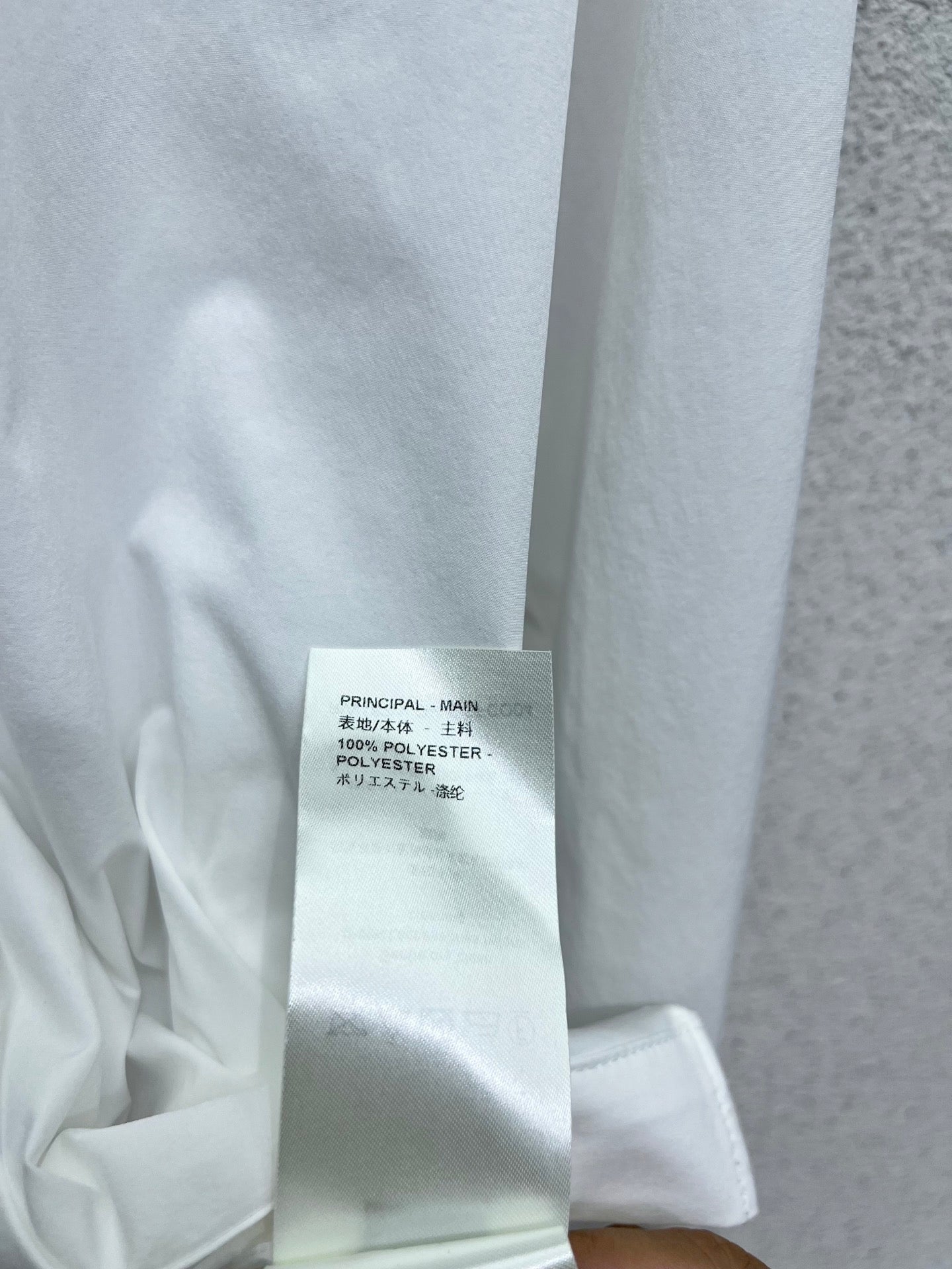 Louis 25fw ruffe shirt