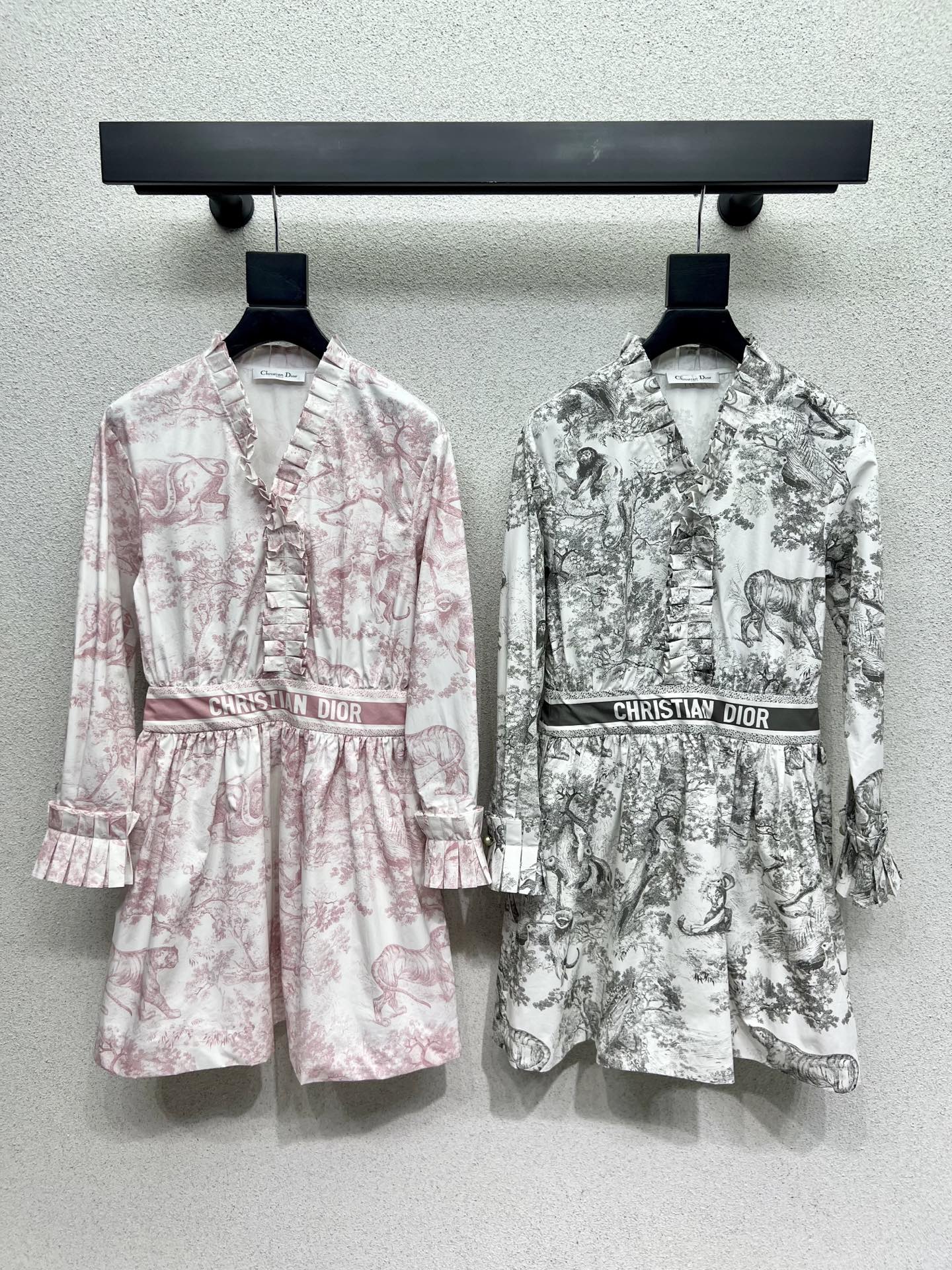 CD 25fw printed dress