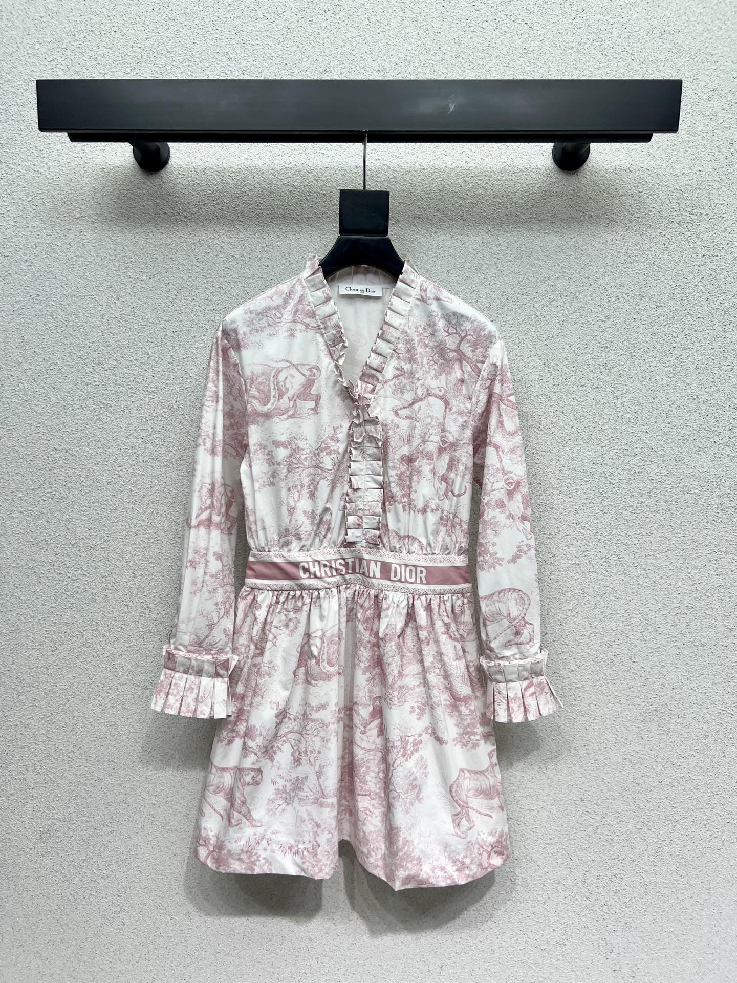 CD 25fw printed dress