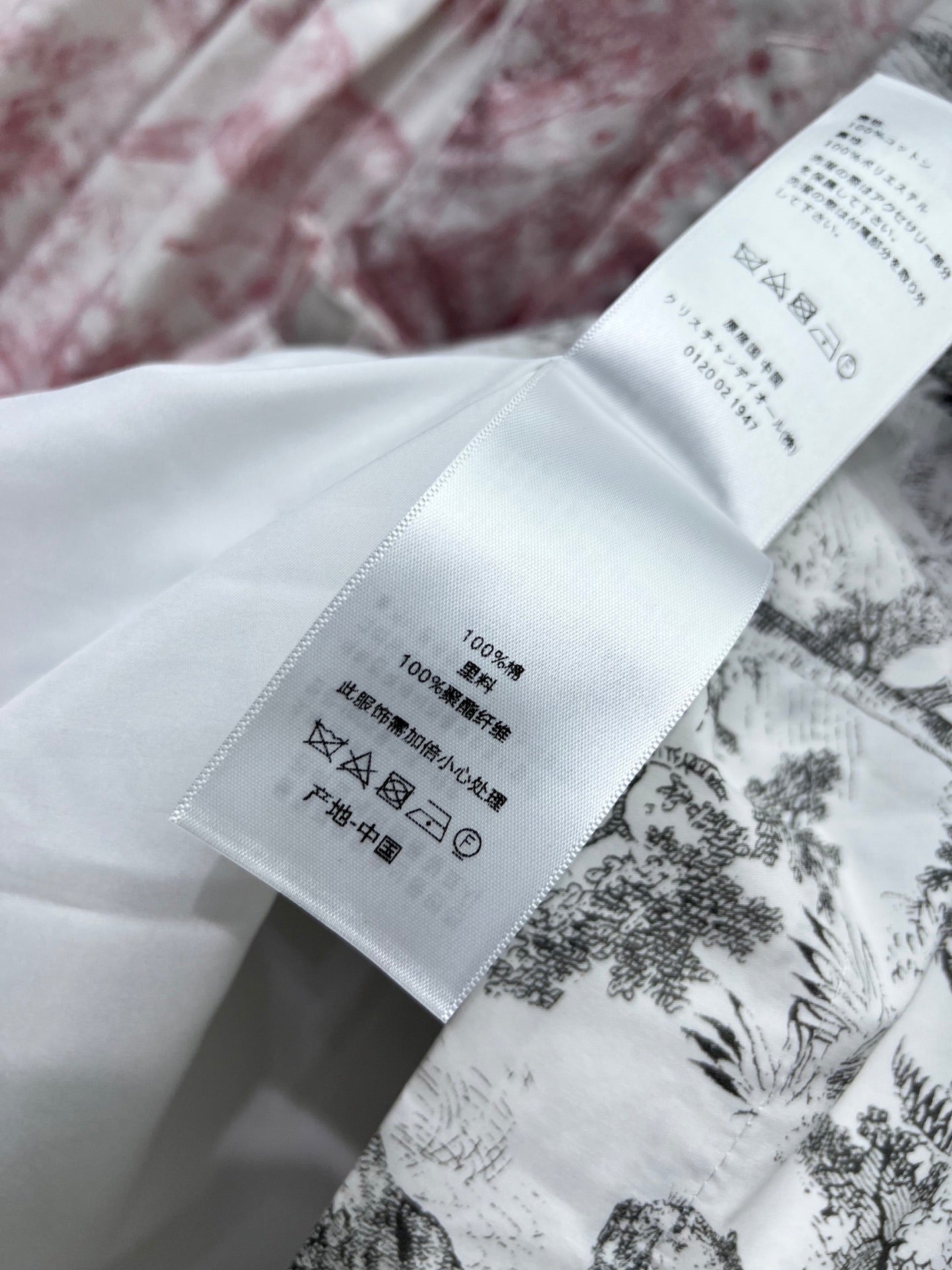 CD 25fw printed dress