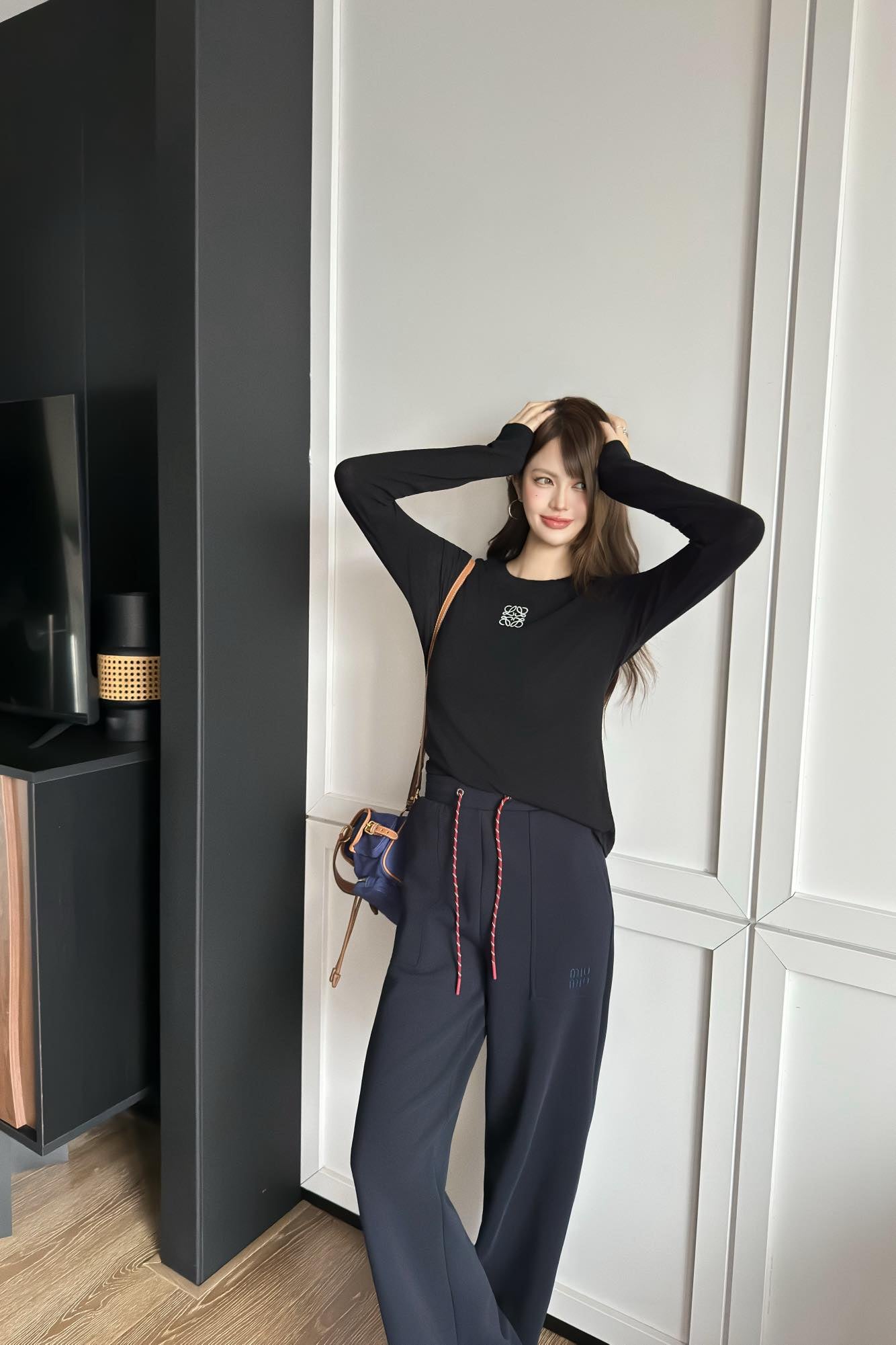 Loe 25fw printed sweater