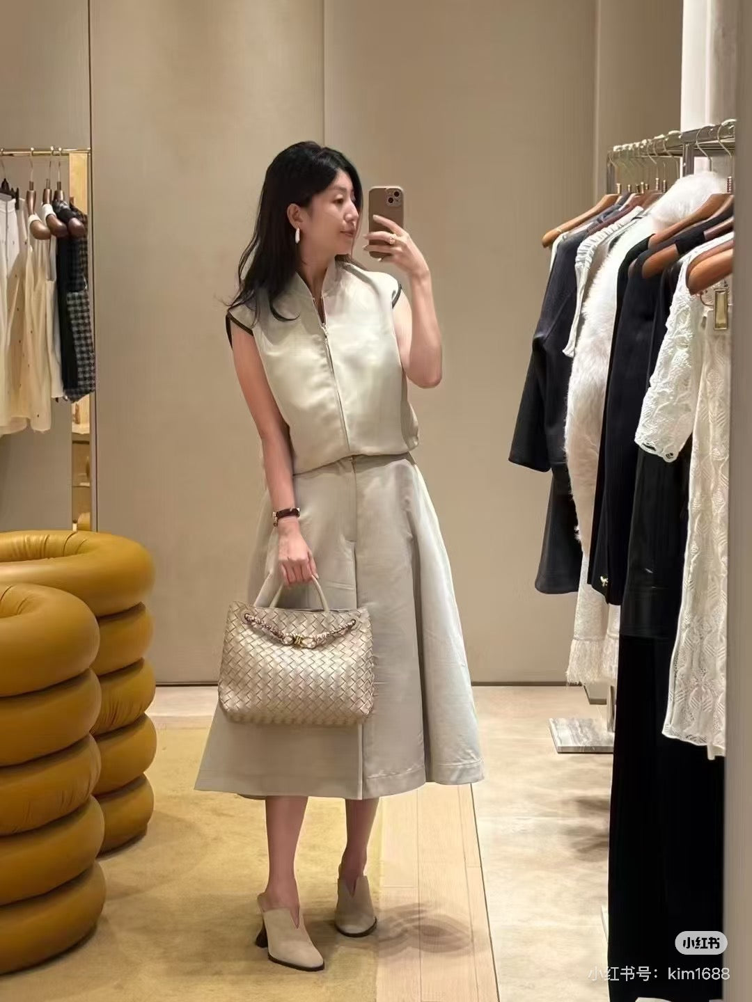 Bottega 25fw all-match skirt
