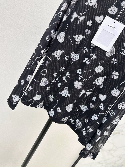 Chan 25fw printed shirt