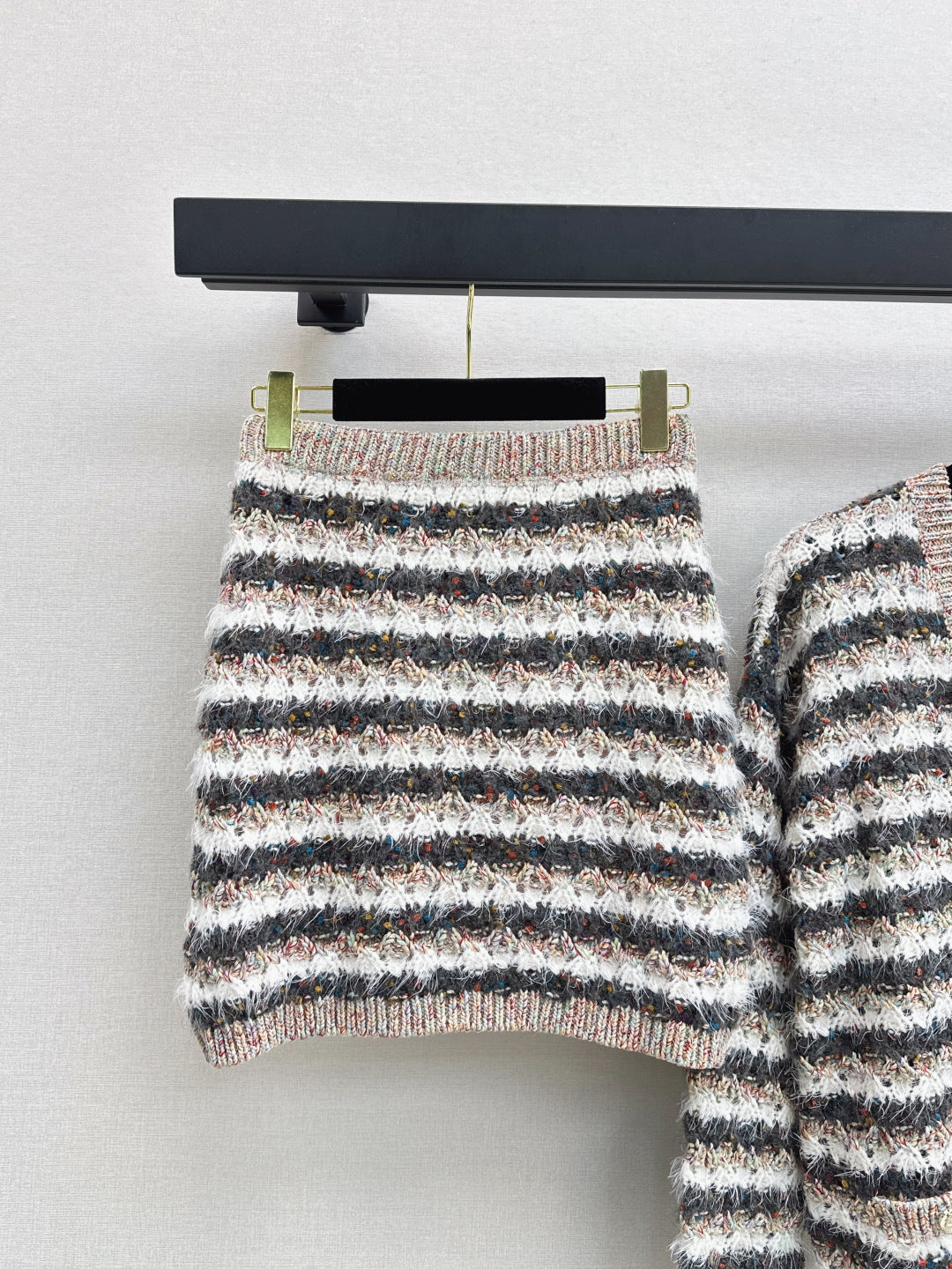 Chan 25fw knitted suit