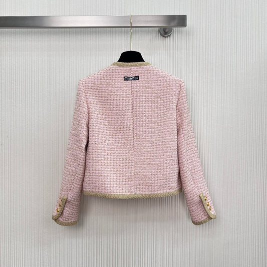 Miu 25fw woven jacket