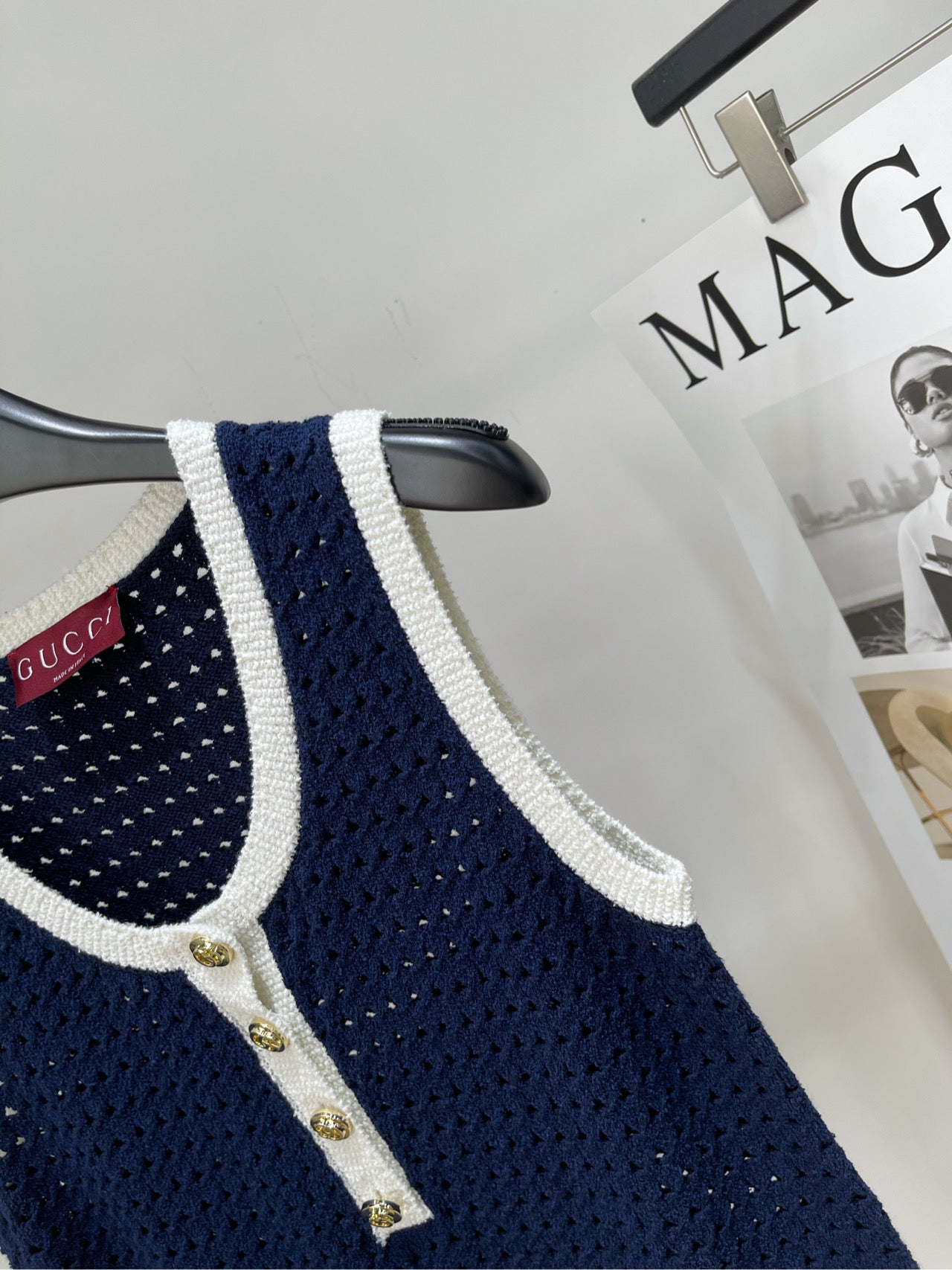 Guc 25fw knitted dress