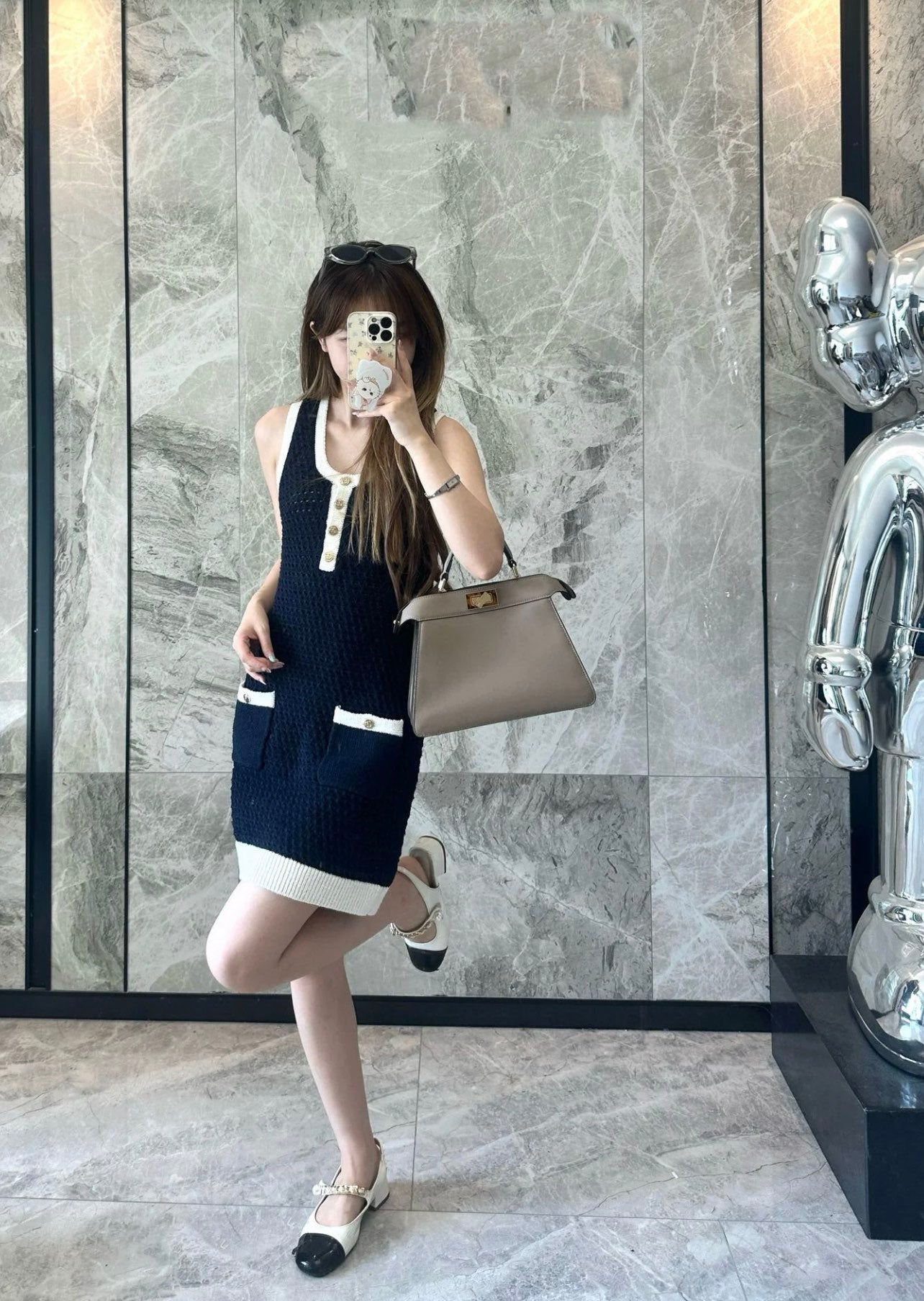 Guc 25fw knitted dress