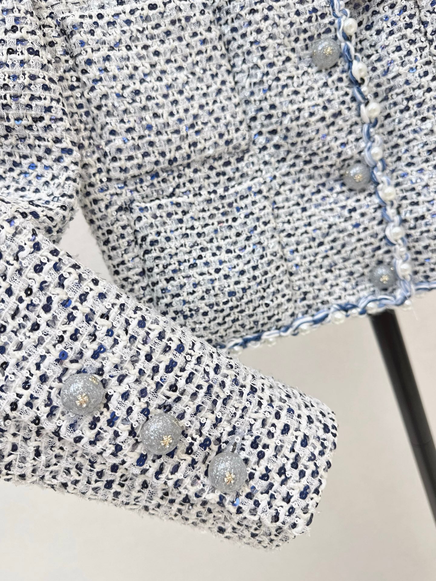 Chan 25fw beaded jacket
