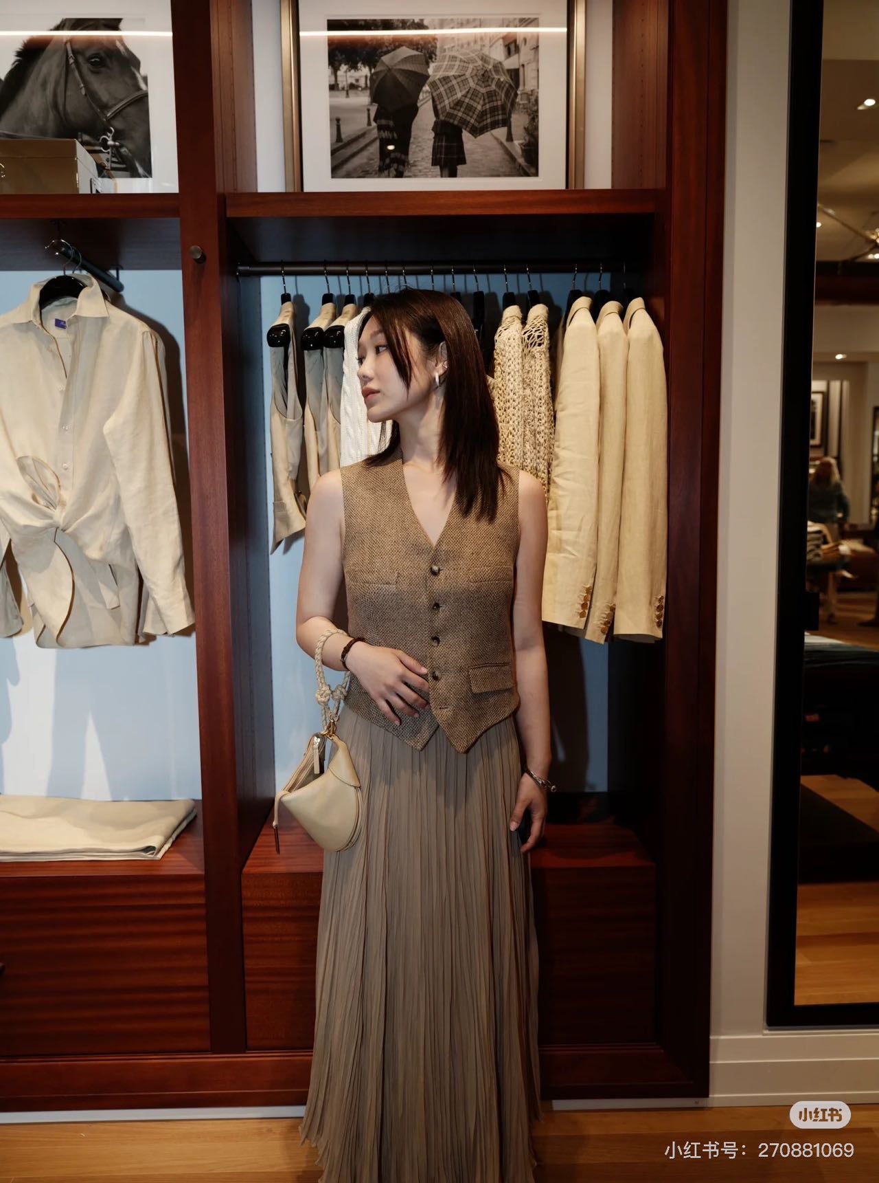 Ralph 25fw pleated dress