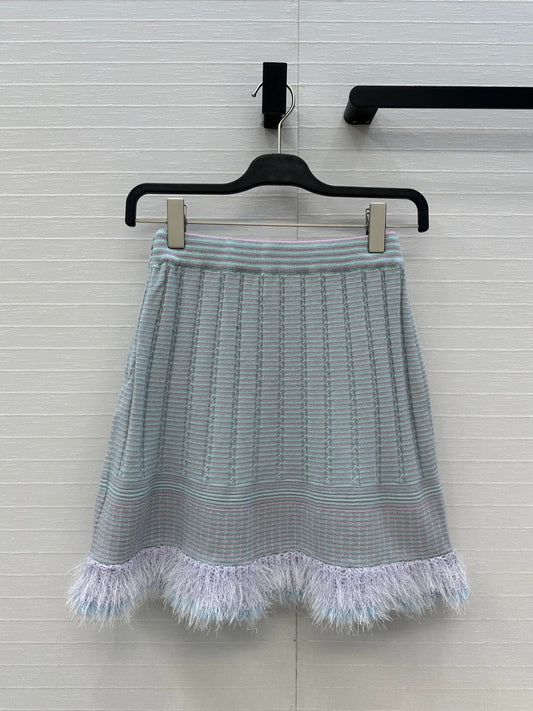 Cha 25fw knitted skirts
