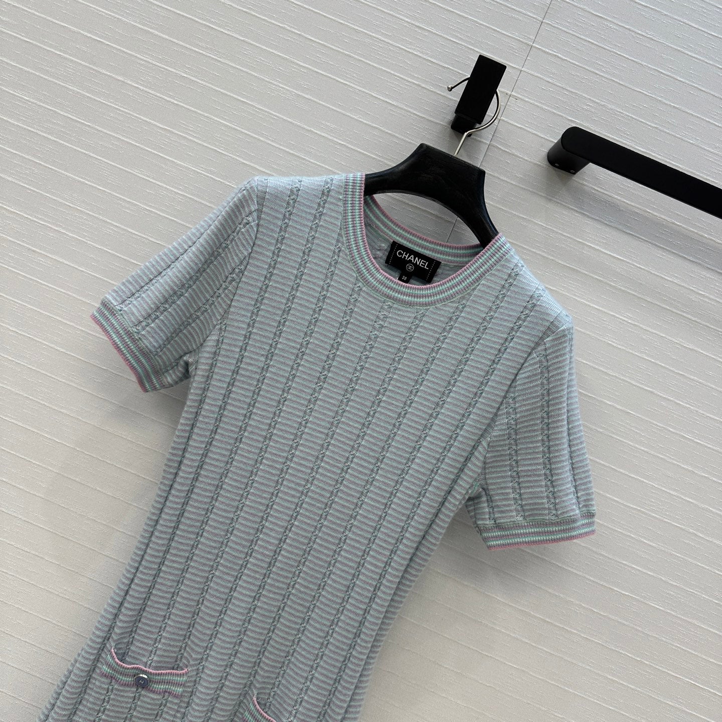 Cha 25fw knitted dress