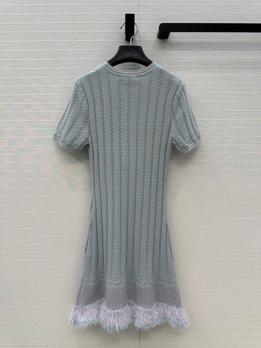 Cha 25fw knitted dress