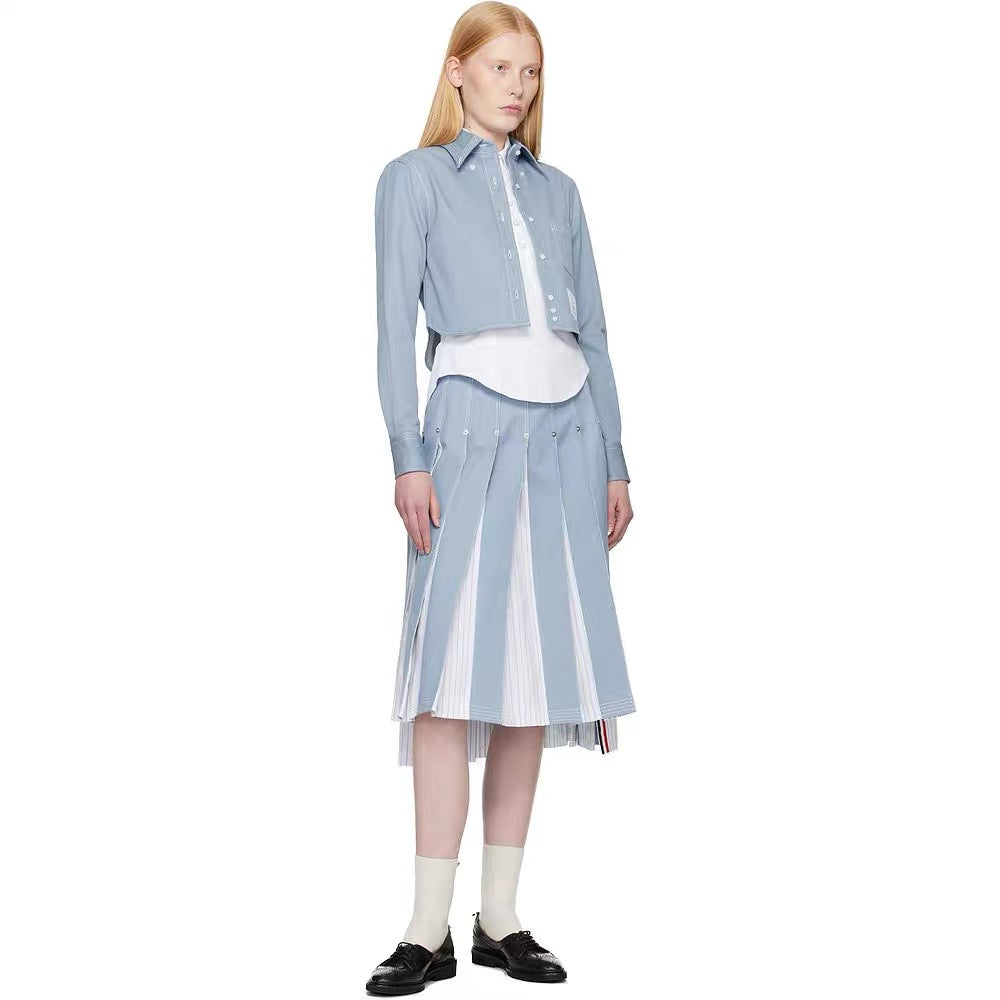 Tho 25fw pleated skirts
