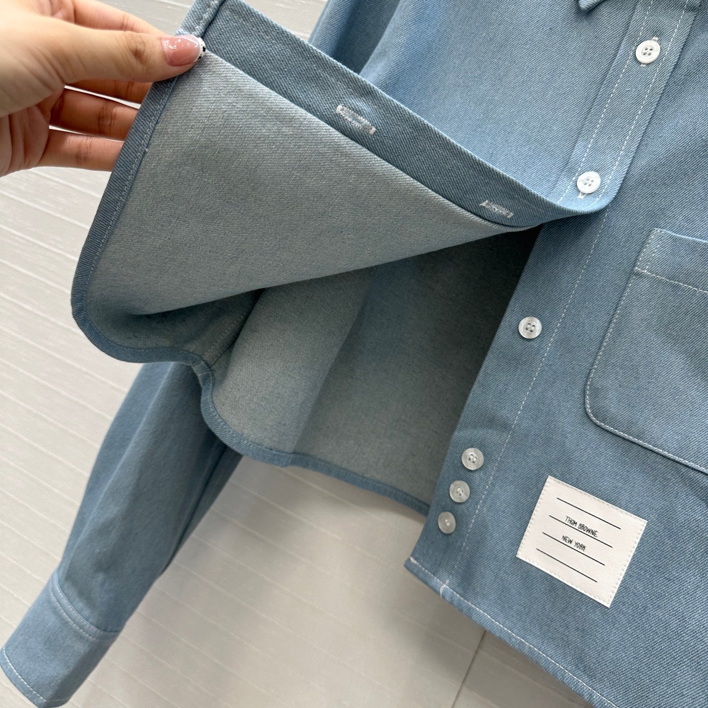 Tho 25fw denin shirt