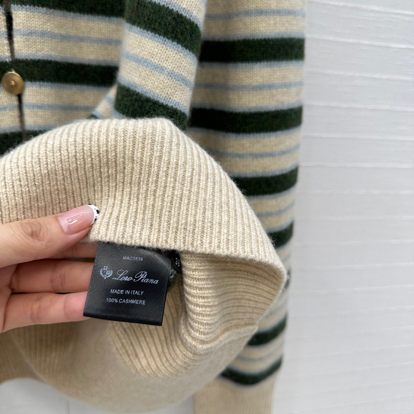 Loro 25fw knitted shirt