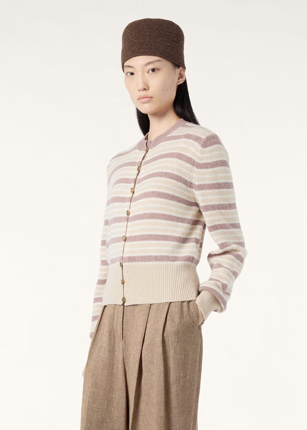 Loro 25fw knitted shirt