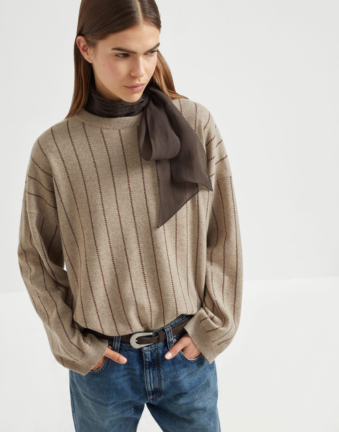 Brune 25fw embroidered shirt