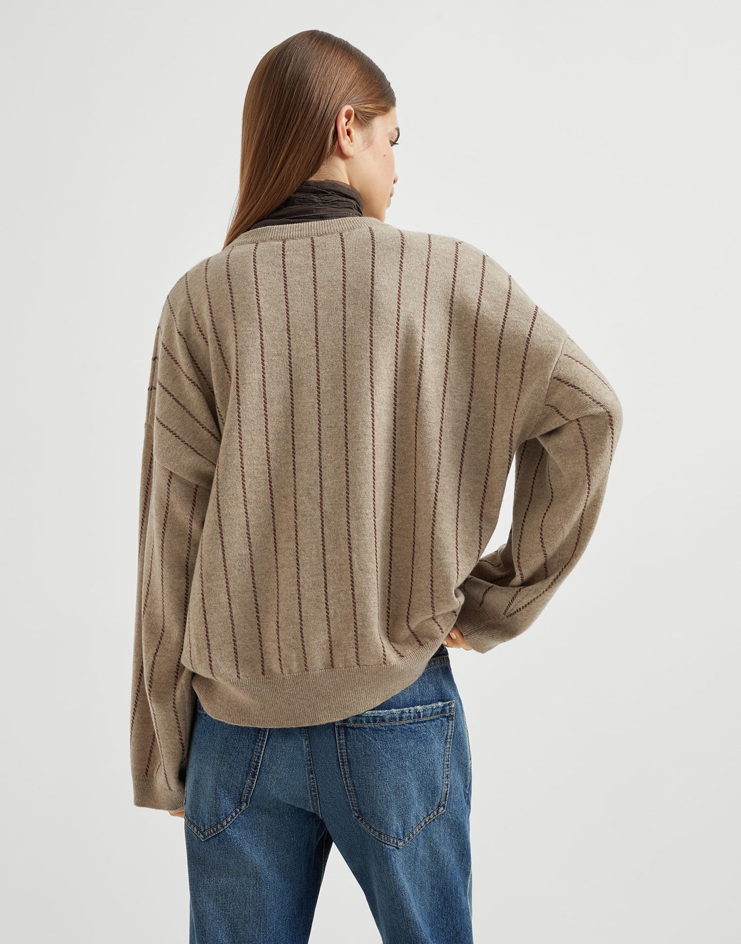 Brune 25fw embroidered shirt