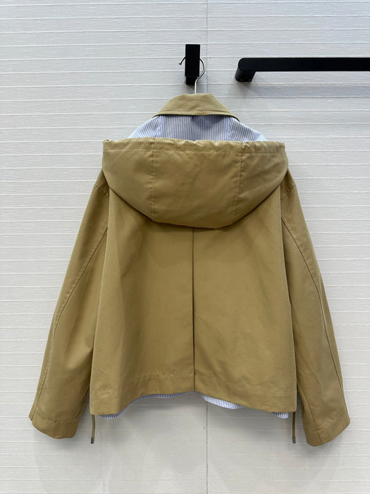 Loe 25fw splicing coat