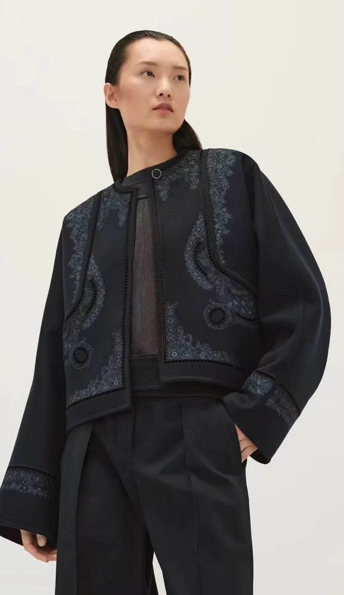 Herm 25fw jacquard jacket