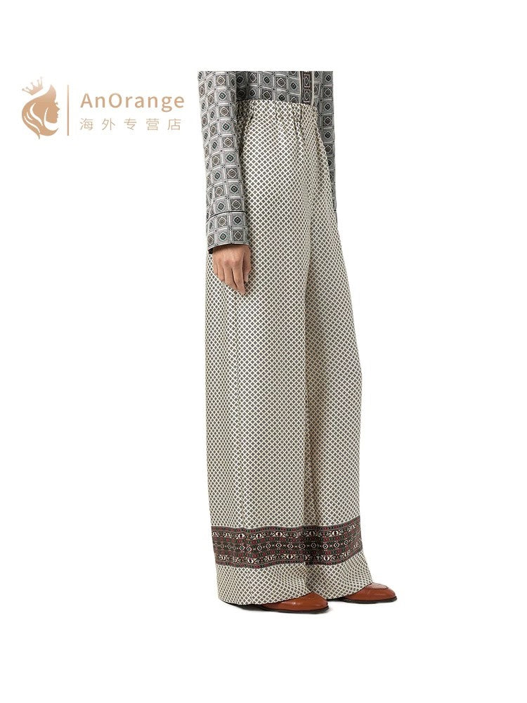 Loro 25fw printeed pants