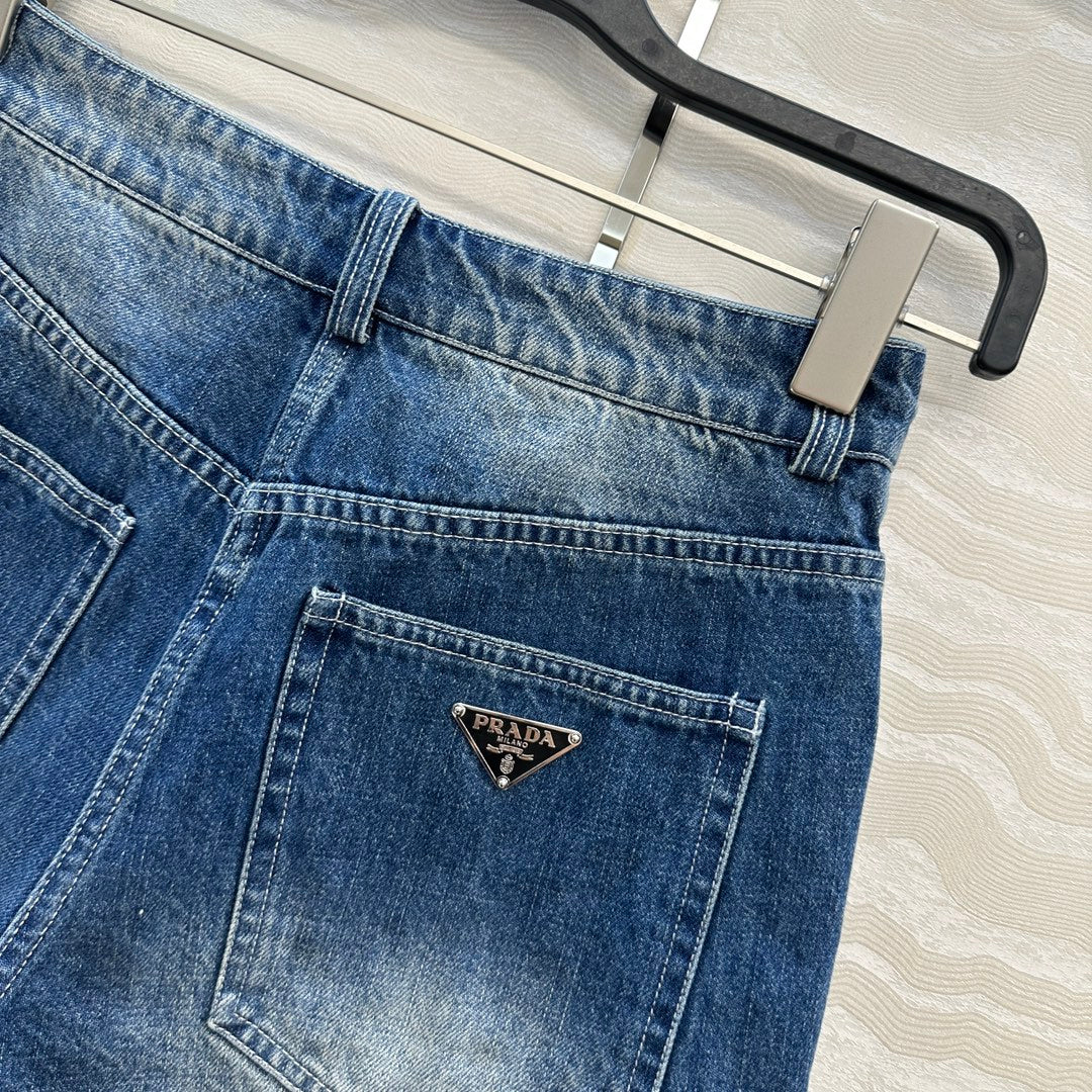 Pra 25fw denin short