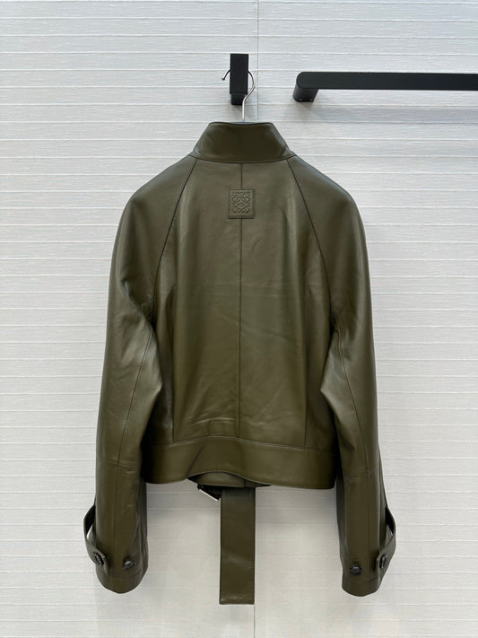 Louis 25fw leather jacket
