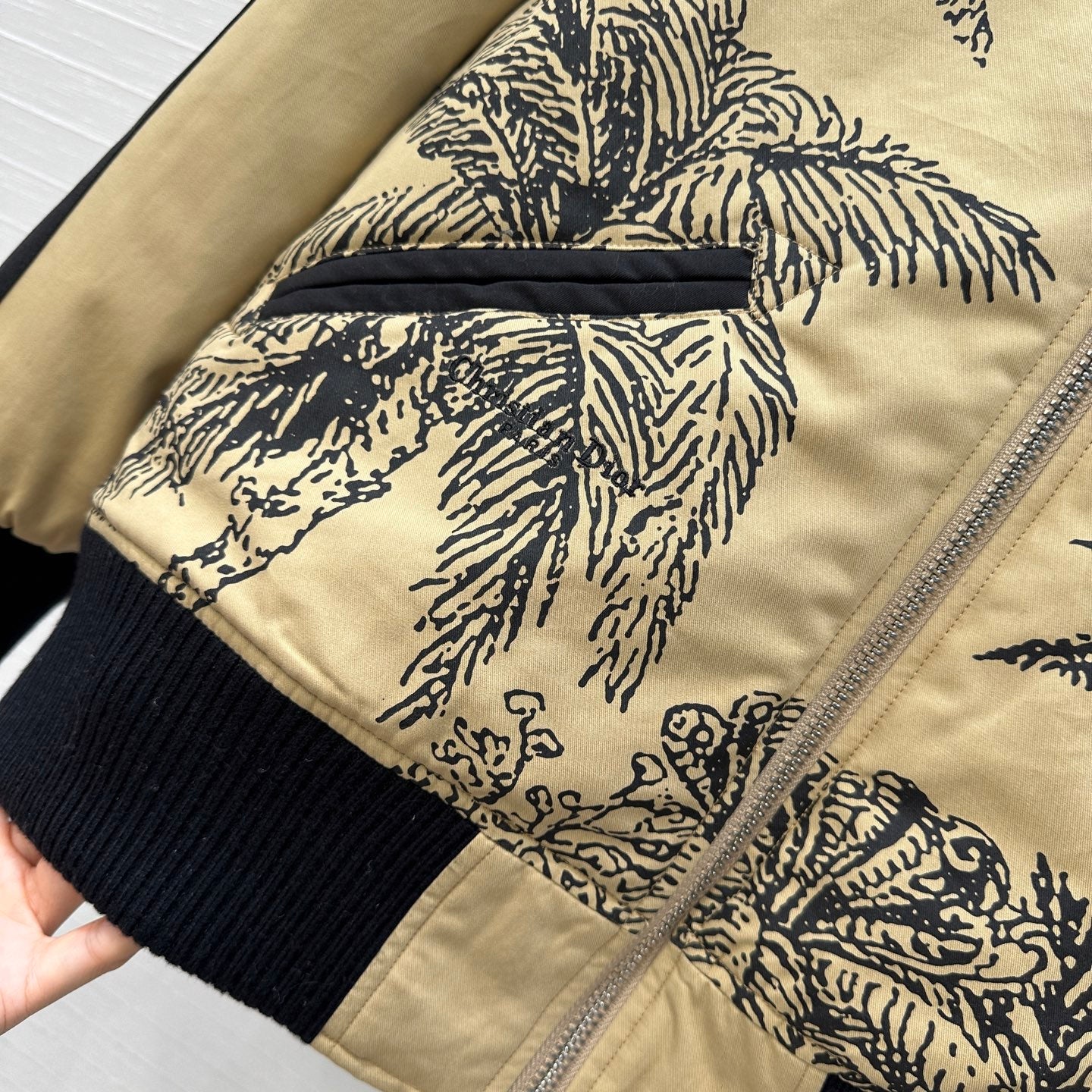 CD 25fw printed jacket