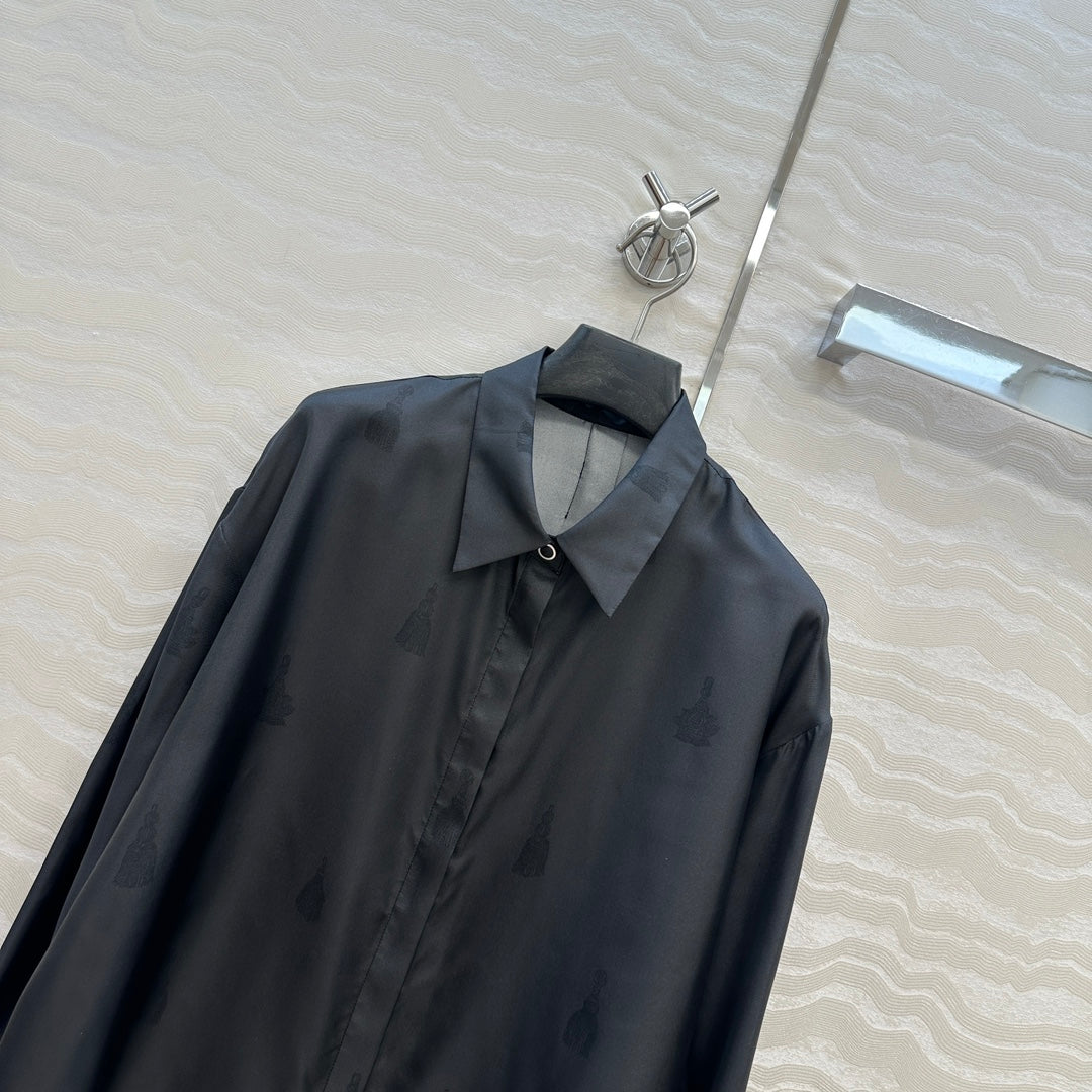 Herm 25fw printed shirt