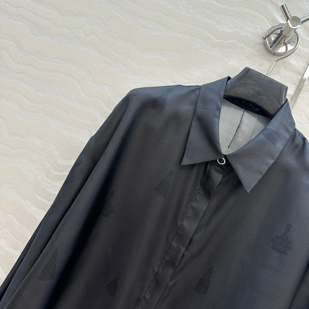 Herm 25fw printed shirt