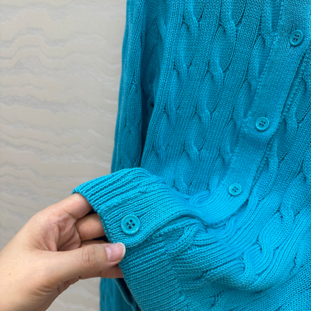 Loe 25fw embroidered cardigan