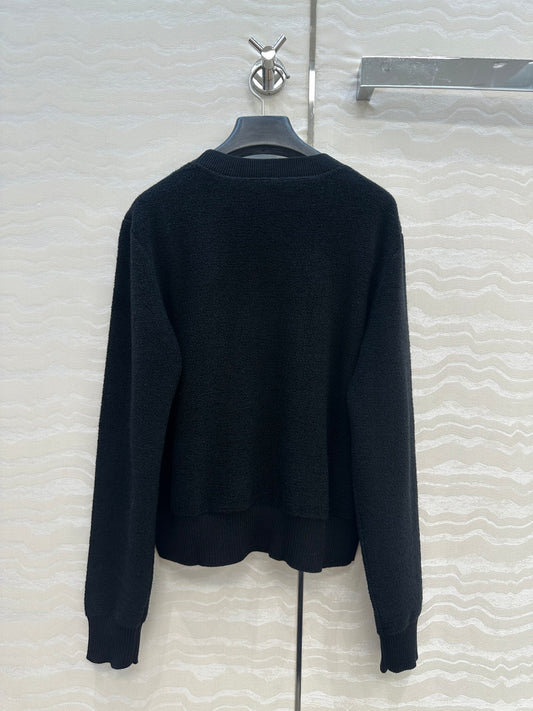 Loe 25fw embroidered sweater