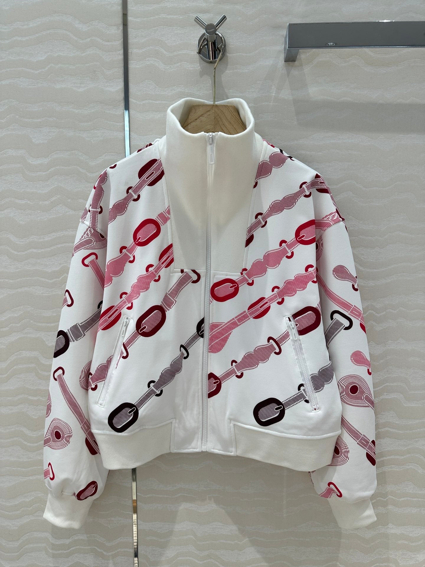Herm 25fw printed suit