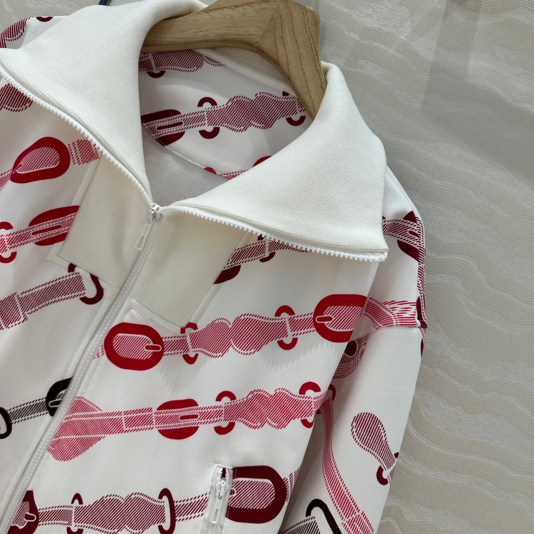 Herm 25fw printed suit