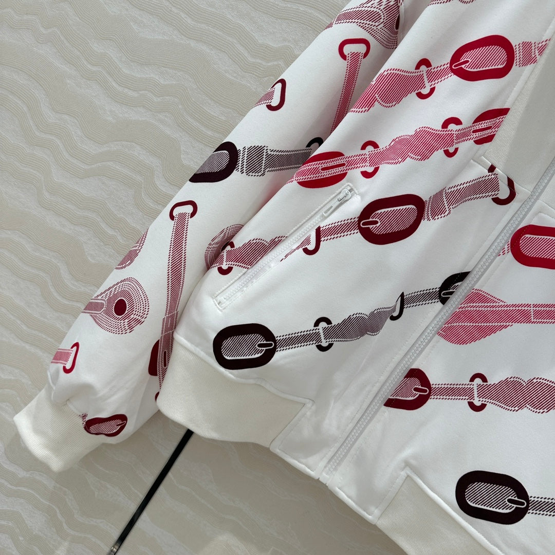 Herm 25fw printed suit