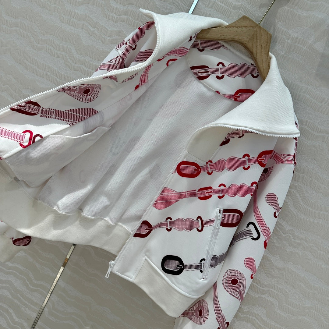 Herm 25fw printed suit
