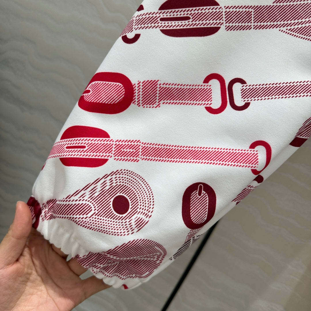 Herm 25fw printed suit