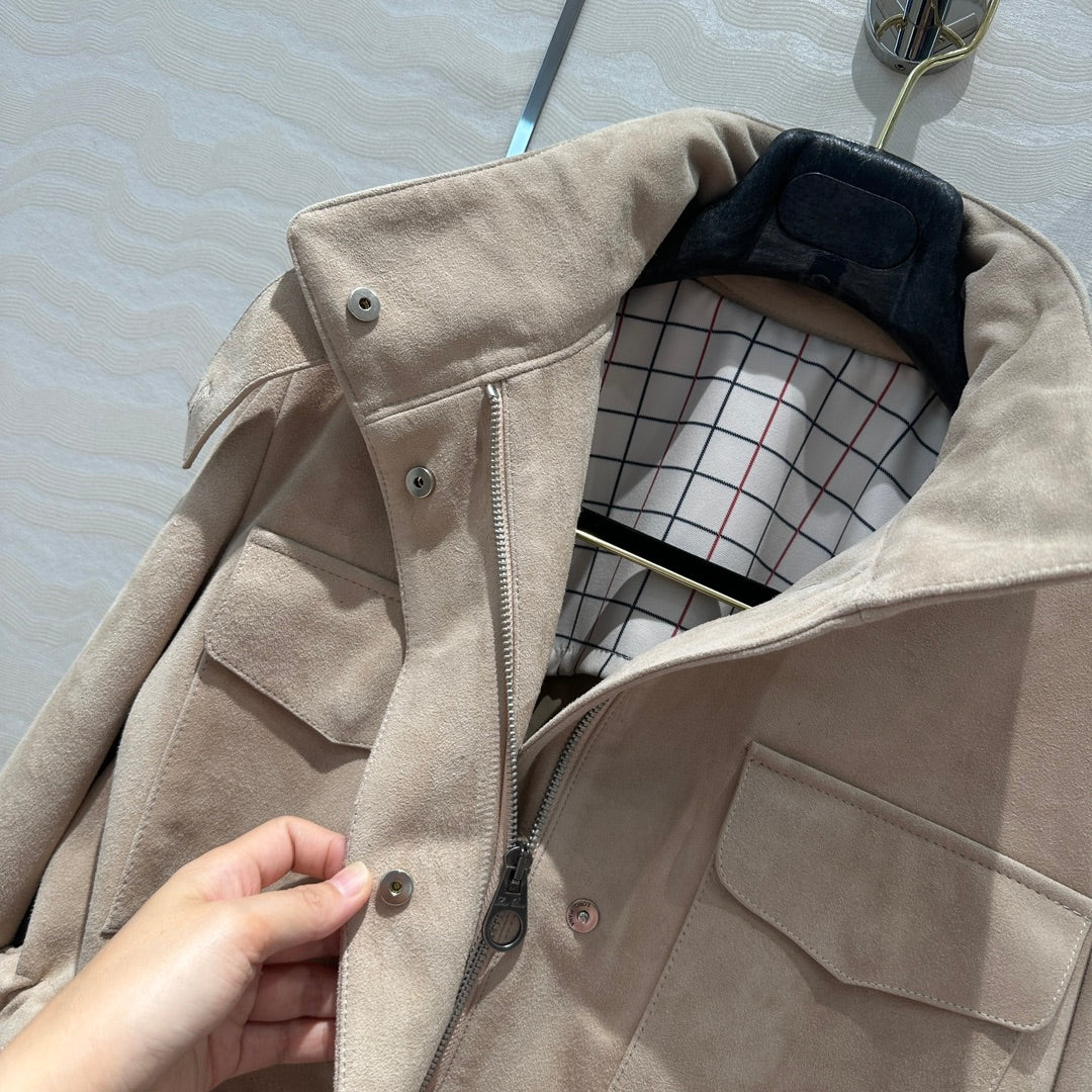 Loro 25fw chamois coat