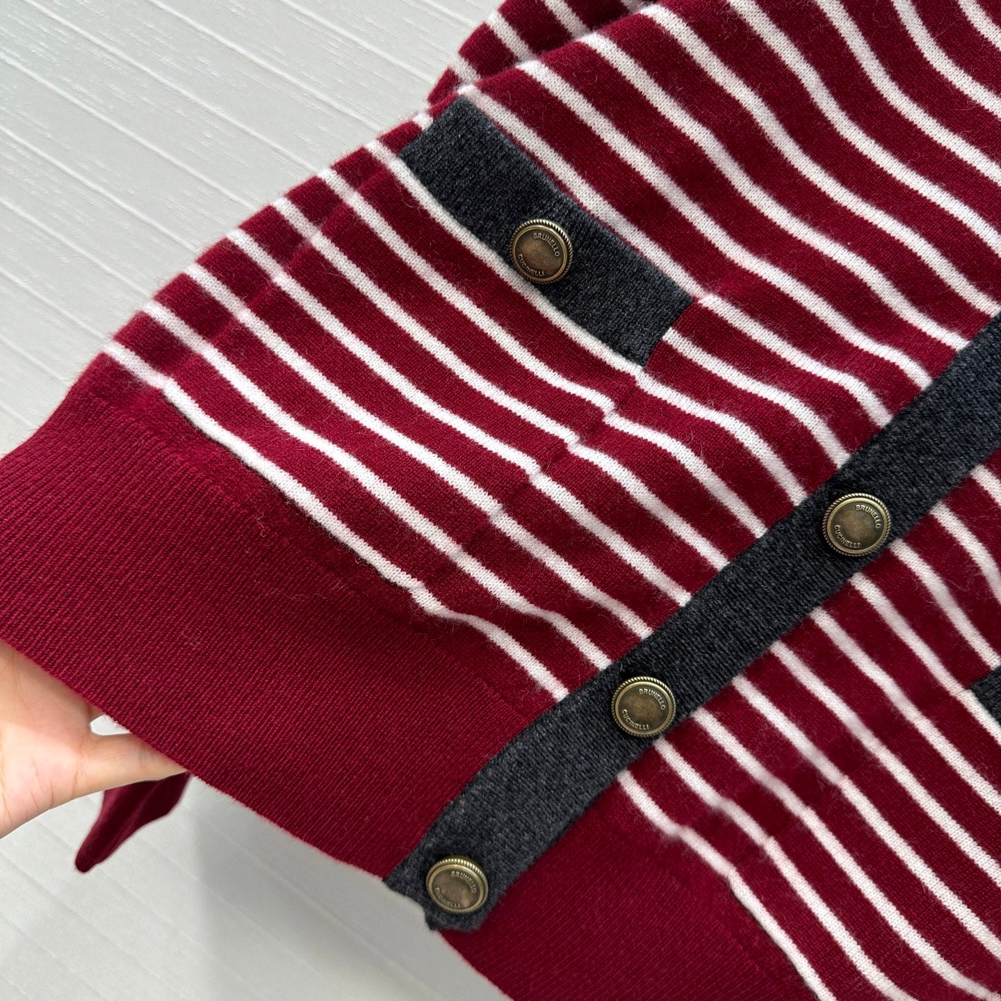 Brune 25fw knitted cardigan